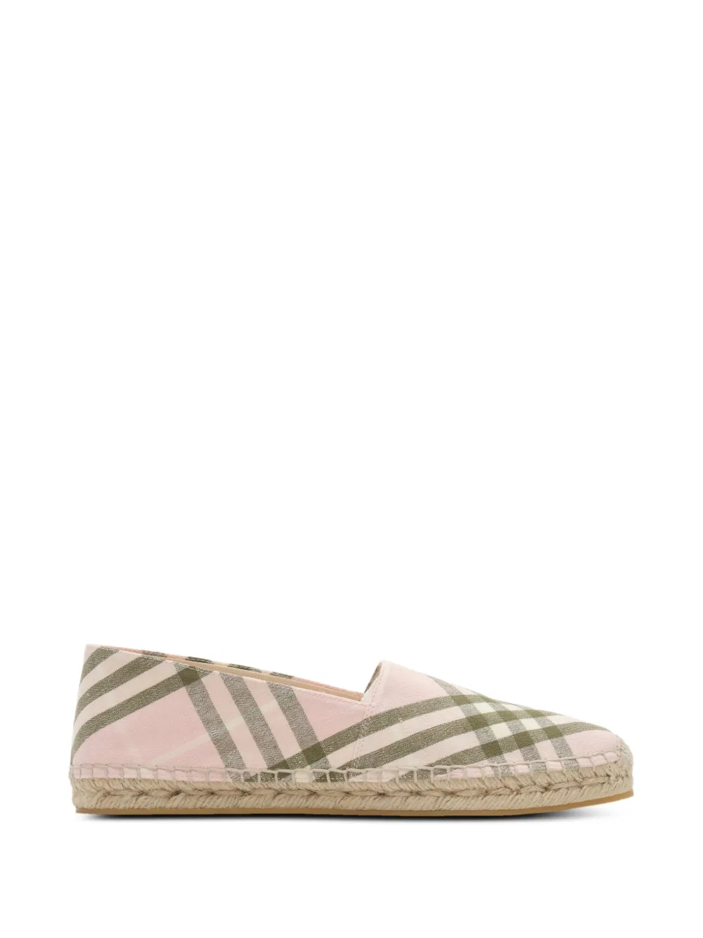 Burberry - Check mews espadrilles​ - dames - Elastane/linnen/vlas/katoen/linnen/vlas/Schapenvacht/Elastane/rubber