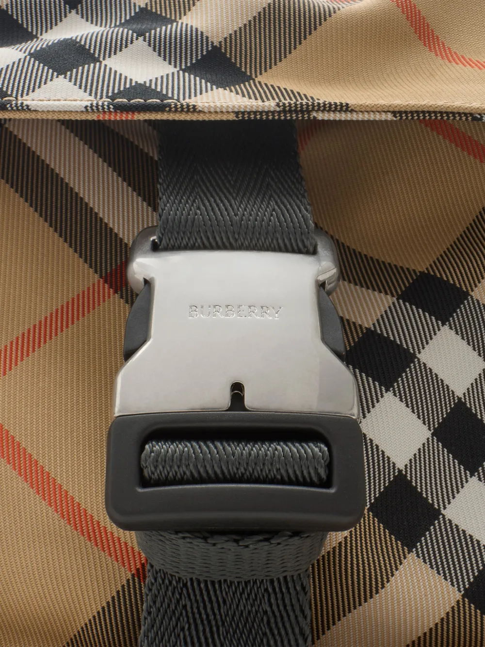 Burberry Geruite rugzak Beige