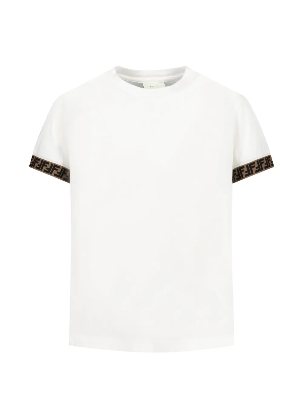 Fendi Kids T-shirt girocollo - Bianco