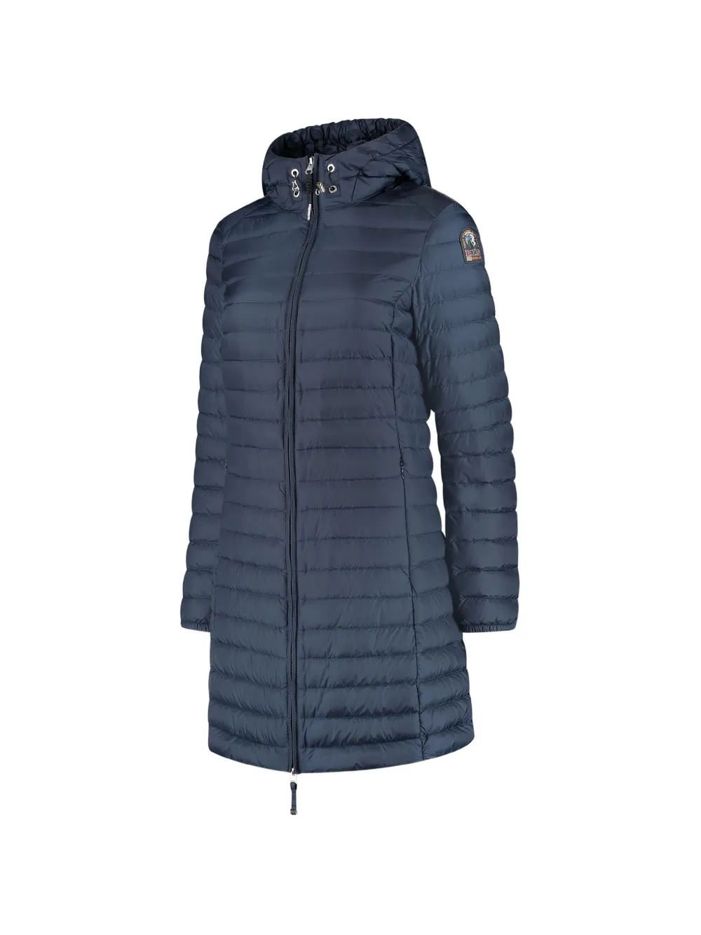  Parajumpers Logo-patch Padded Coat - Blue 
