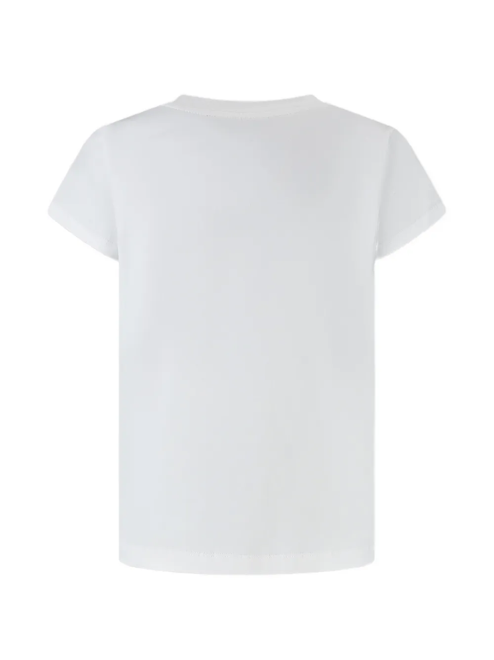Balmain Kids T-shirt met knopen Wit