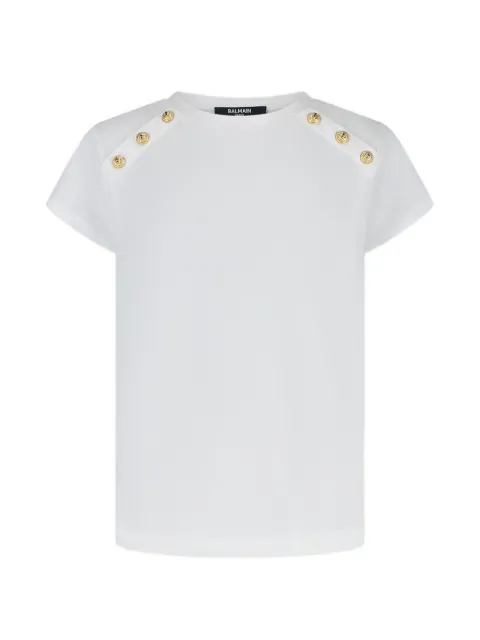 Balmain Kids camiseta con botones