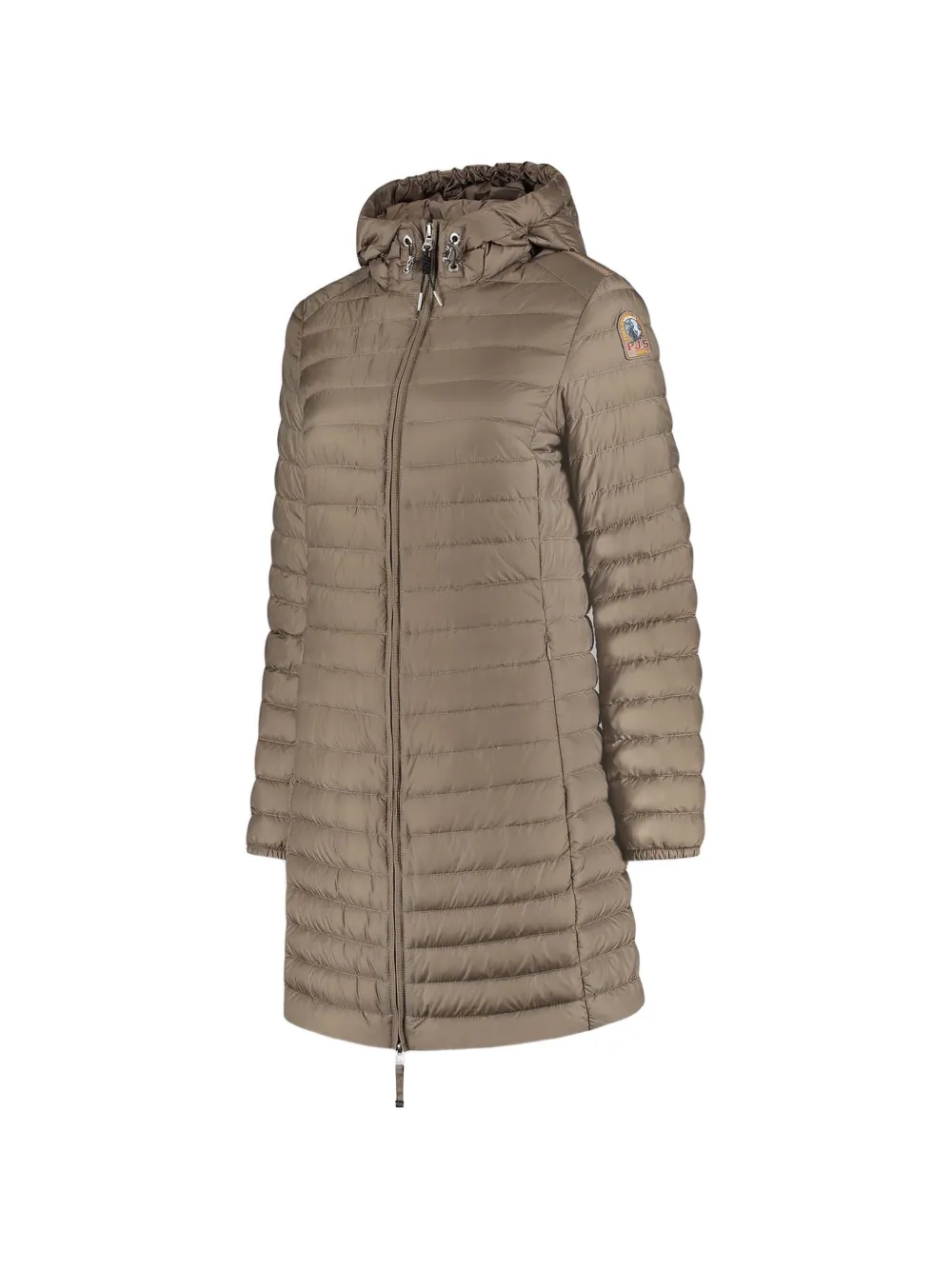  Parajumpers Meredith Hooded Quilted Jacket - Brown 