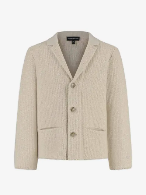 Emporio Armani Kids Blazer met enkele rij knopen