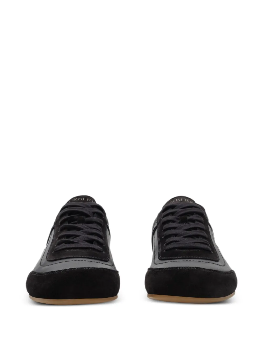 Burberry leather Knight Runner sneakers​ Zwart