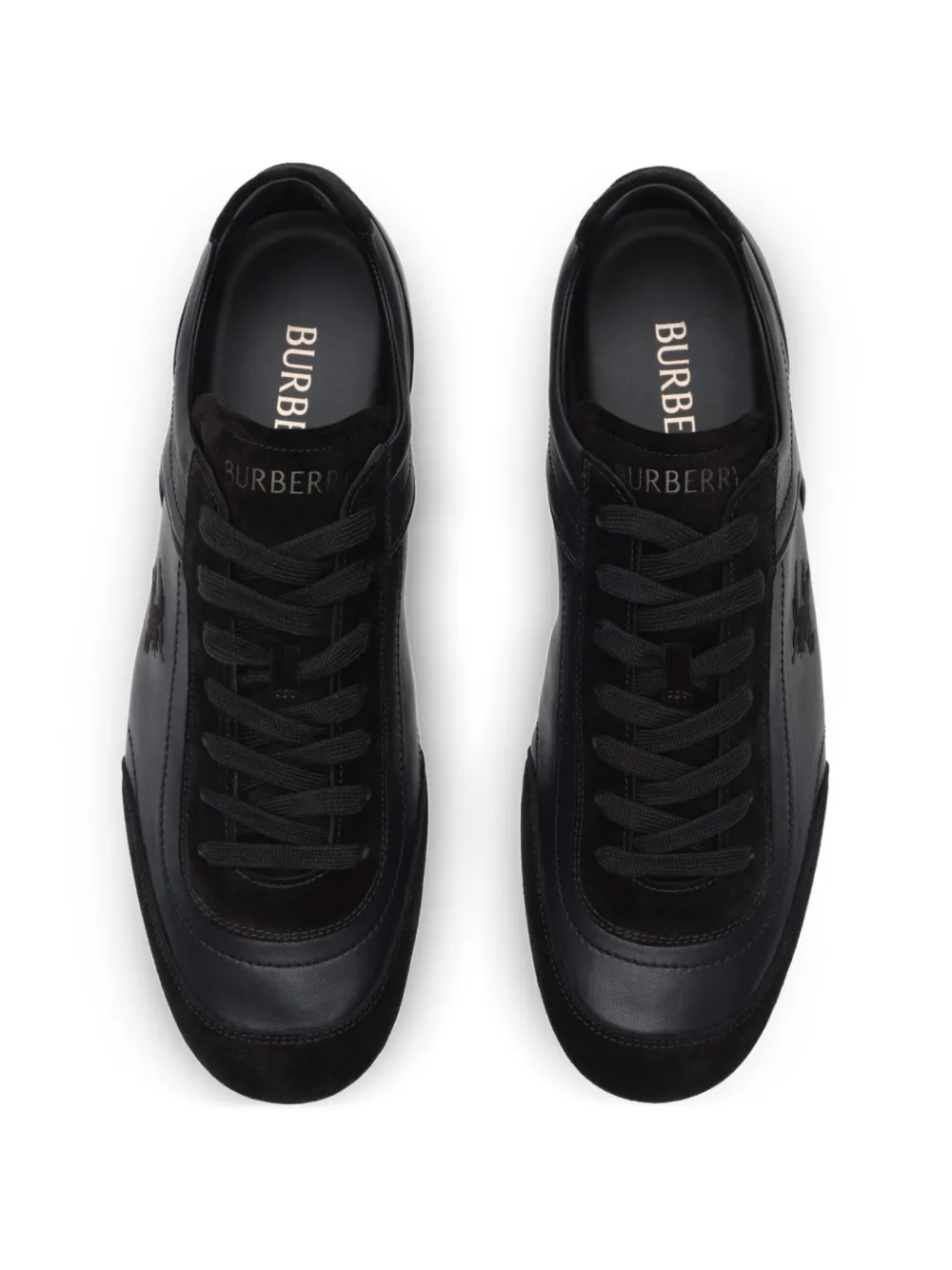 Burberry leather Knight Runner sneakers​ Zwart