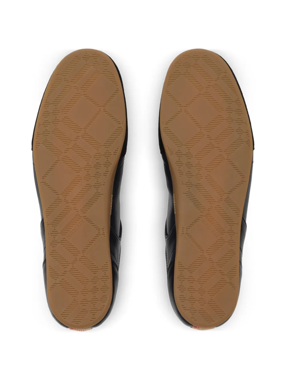 Burberry leather Knight Runner sneakers​ Zwart