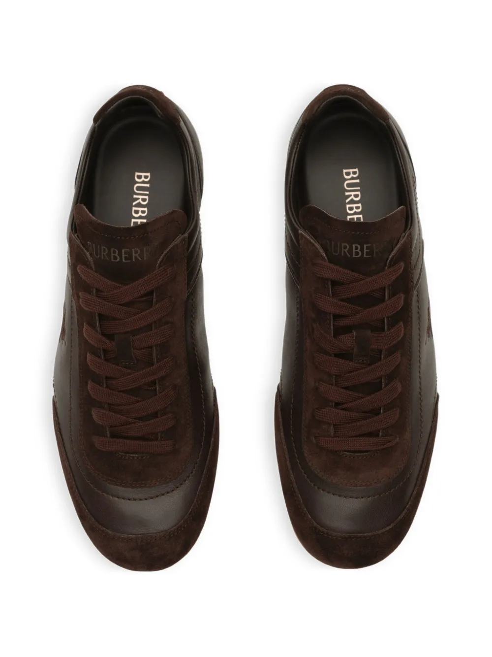 Burberry leather Knight Runner sneakers​ Bruin