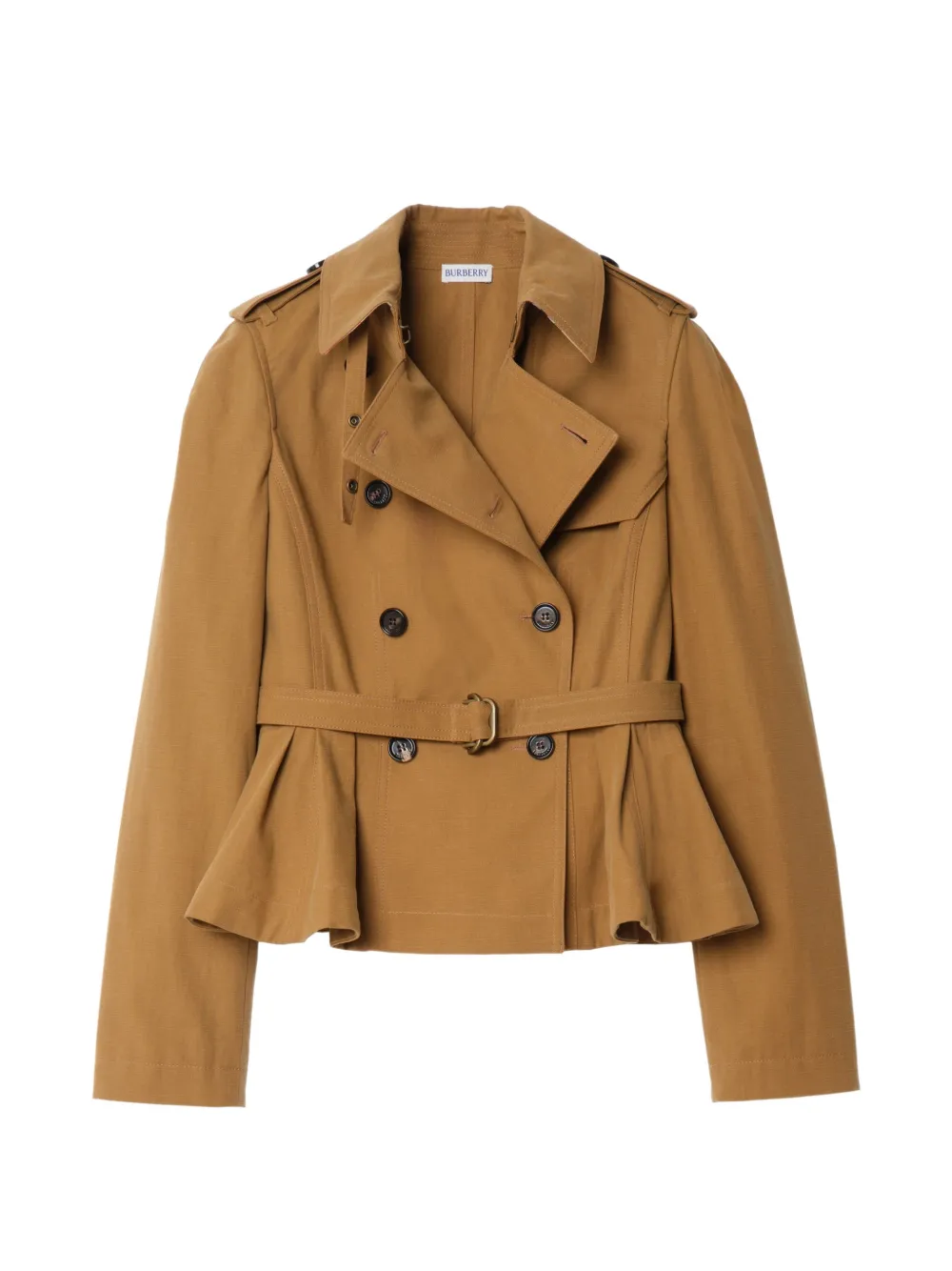 Burberry cotton Isabella trench jacket - Marrone
