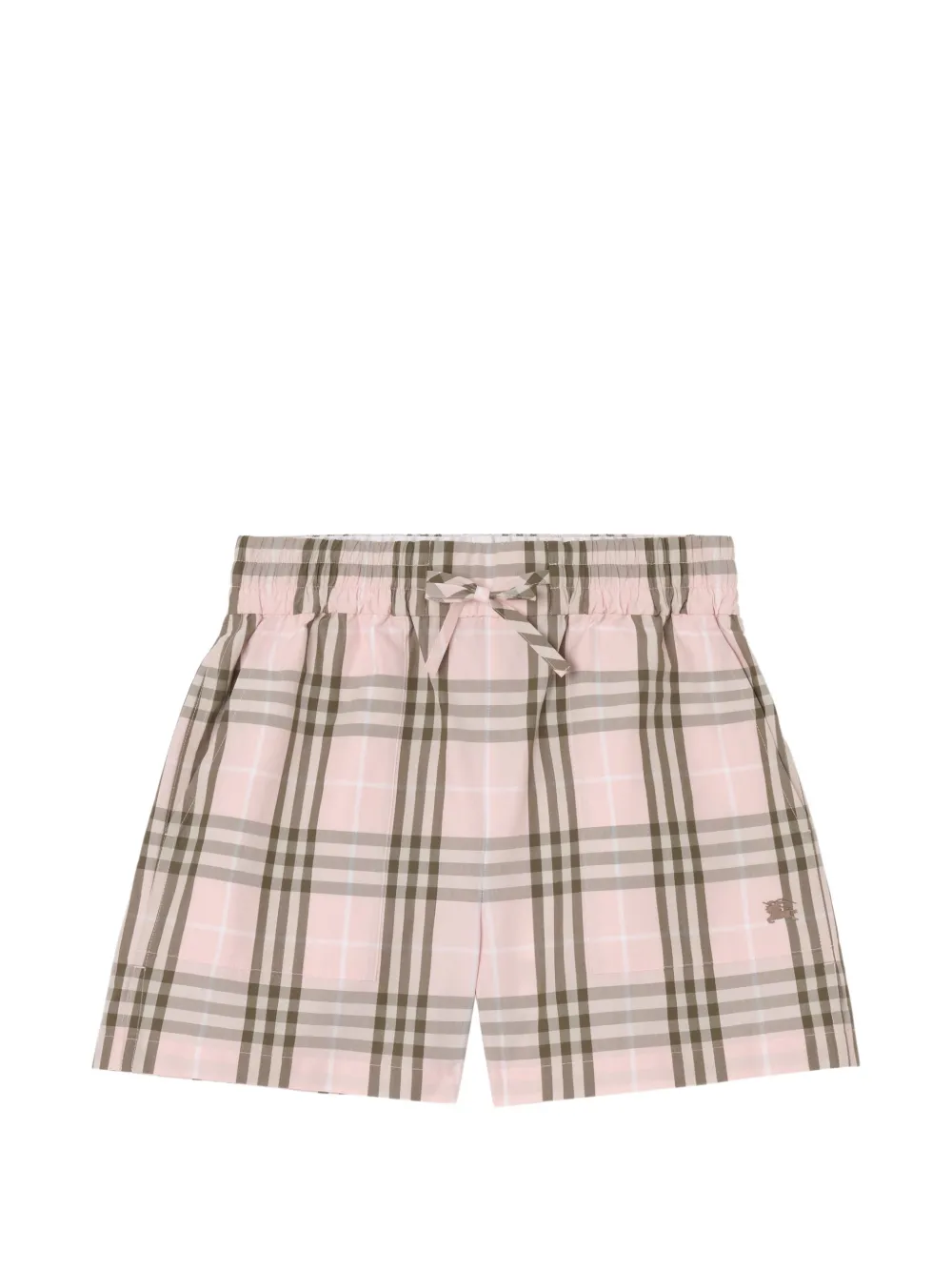 Burberry check cotton shorts - Rosa
