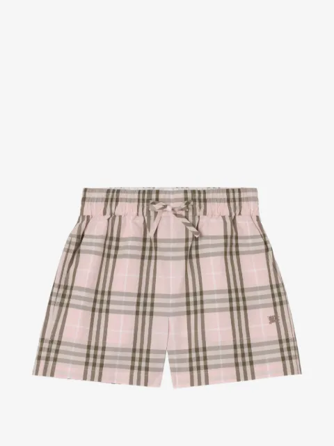 Burberry Check cotton shorts