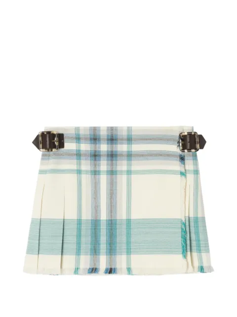 Burberry Check viscose blend mini kilt