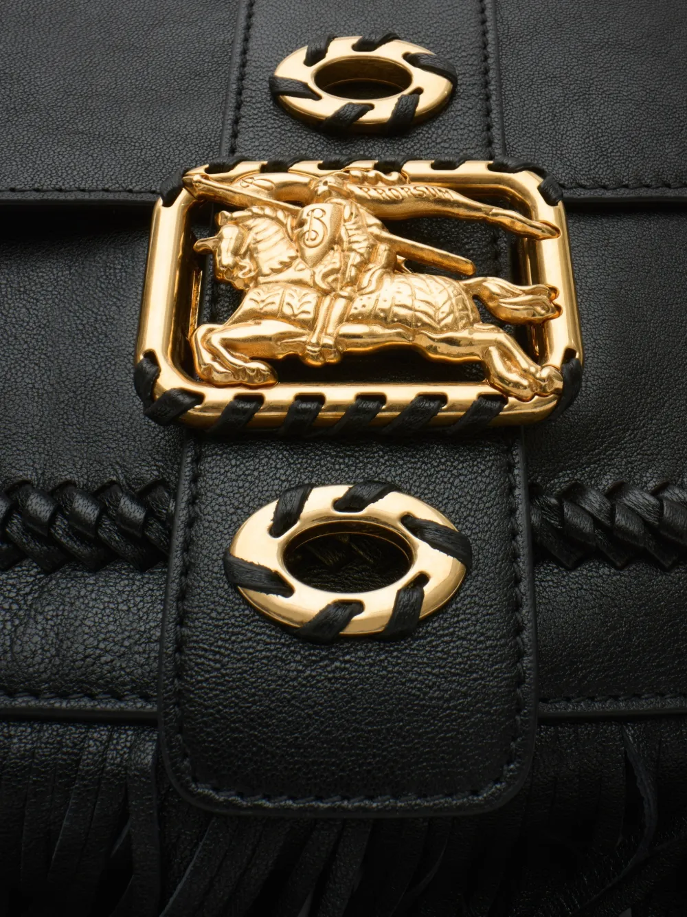 Burberry Rider kleine tas Zwart