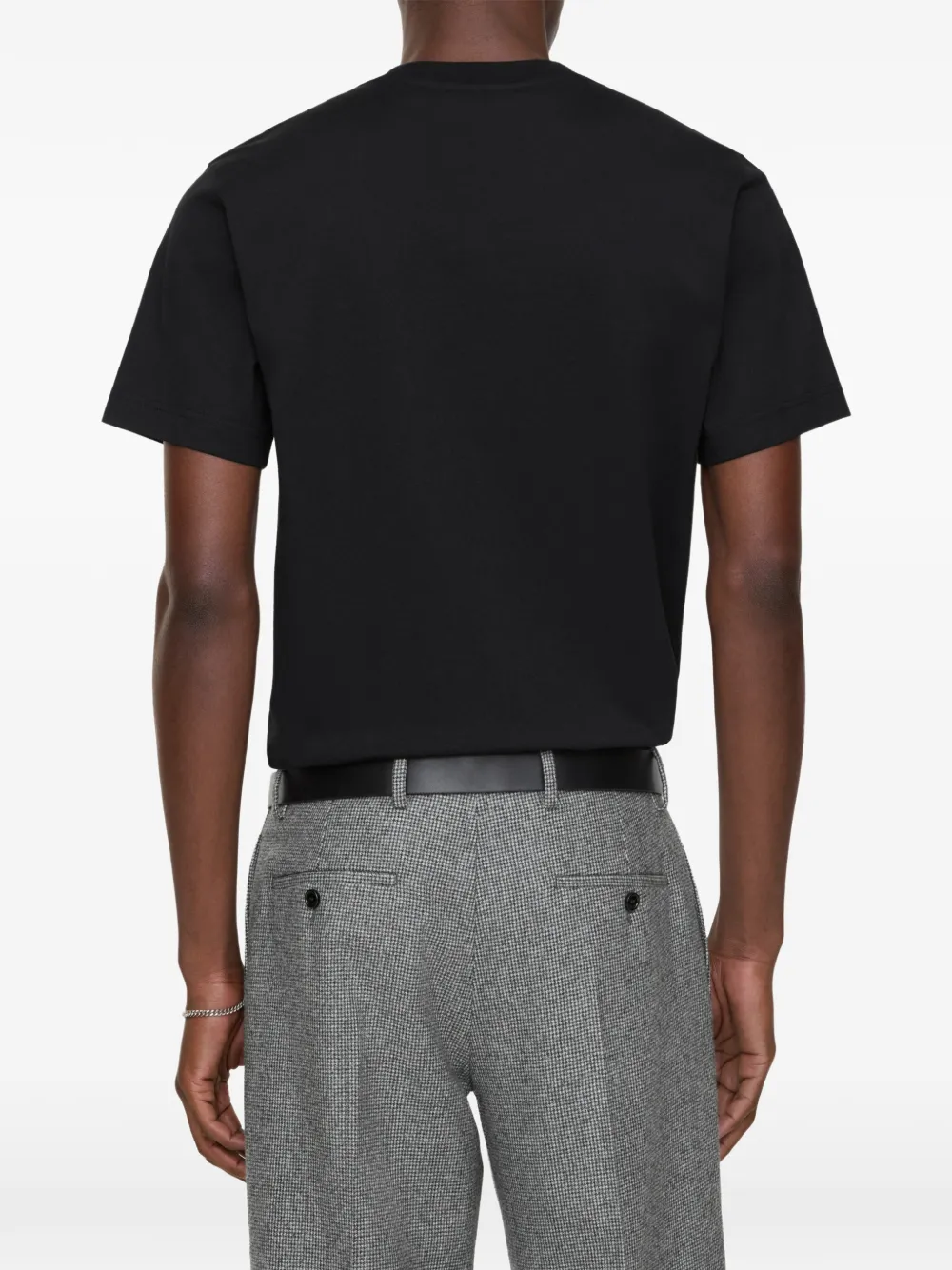 Burberry Metalen EKD katoenen T-shirt Zwart
