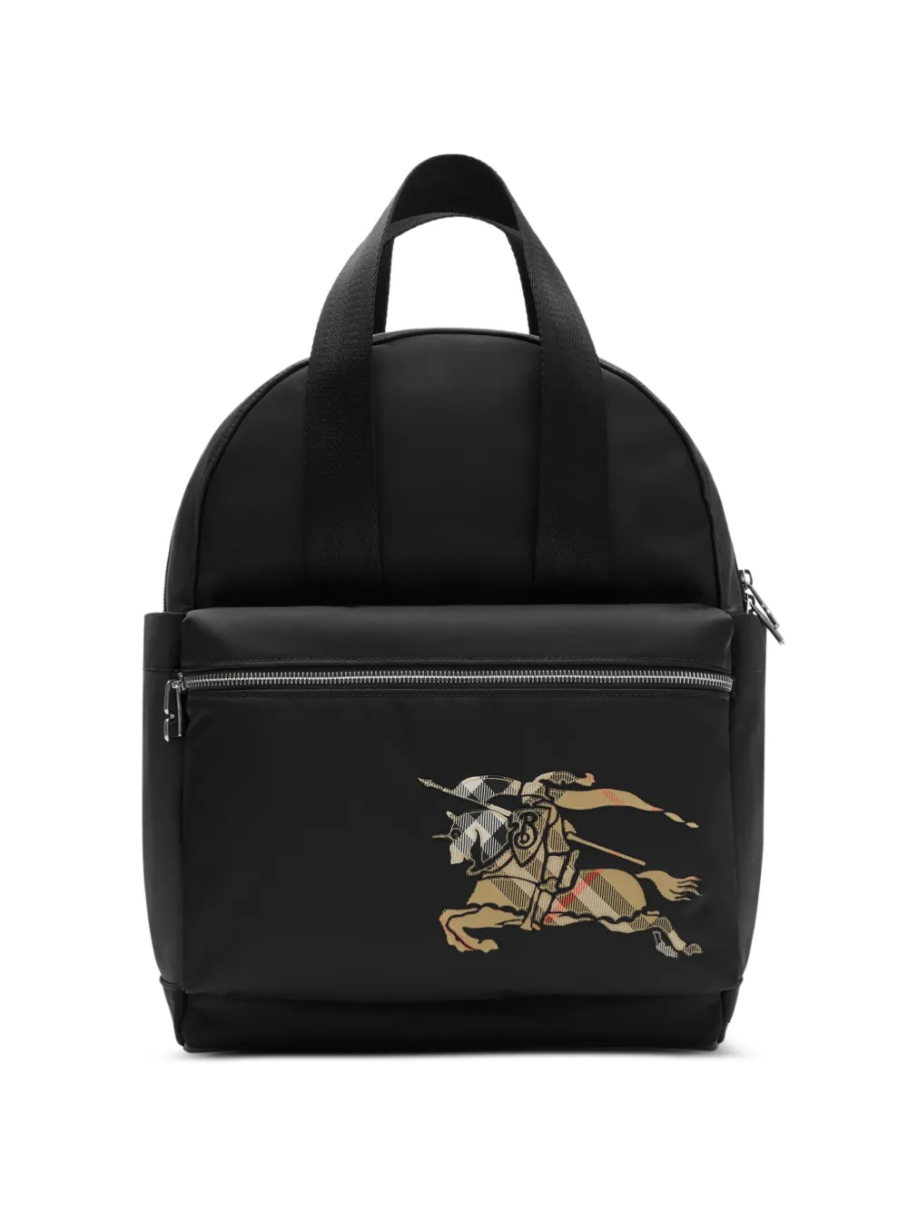 Burberry Kids EKD Check nylon baby changing backpack - Black