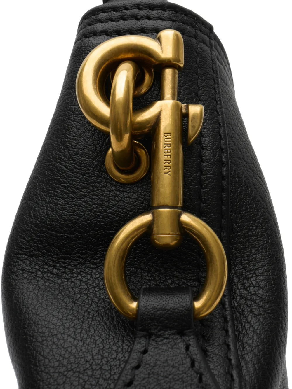 Burberry B Clip mini-bucket-tas Zwart