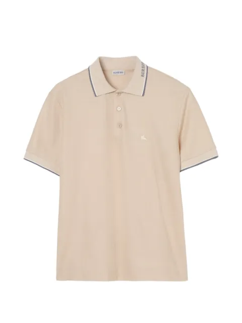 Burberry polo de algodón con logo