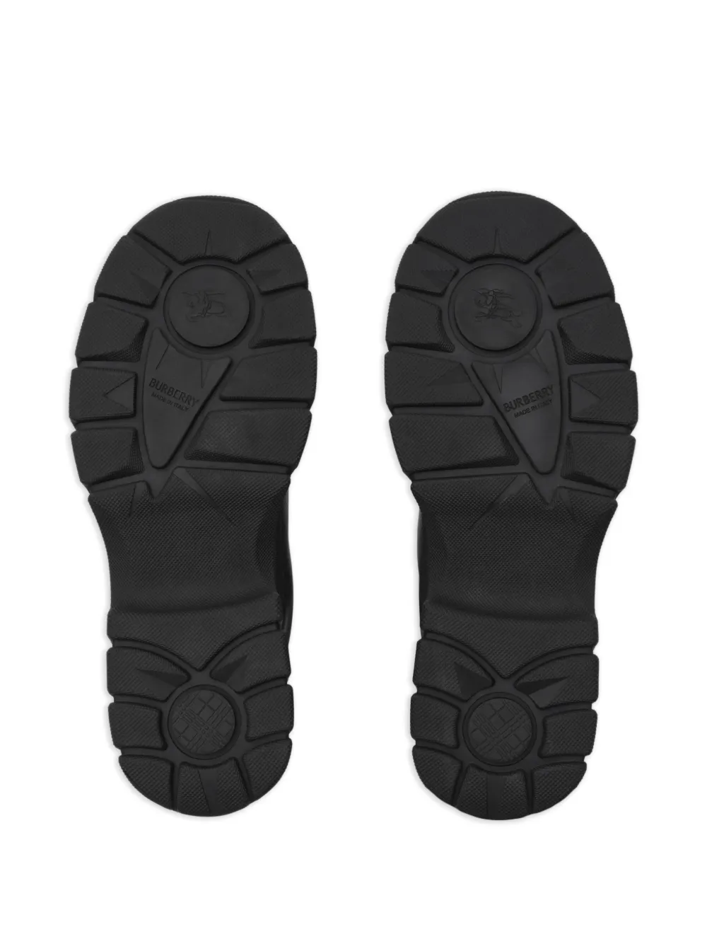 Burberry leather Tone boots Zwart