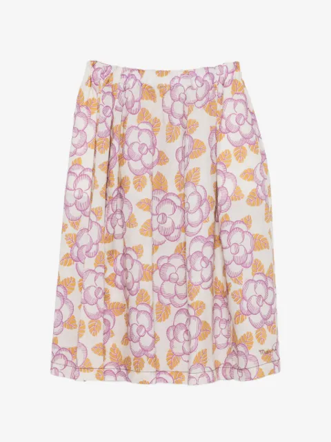 Marni floral-print mid skirt