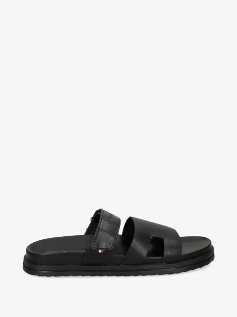 Tommy Hilfiger logo-detail leather sandals