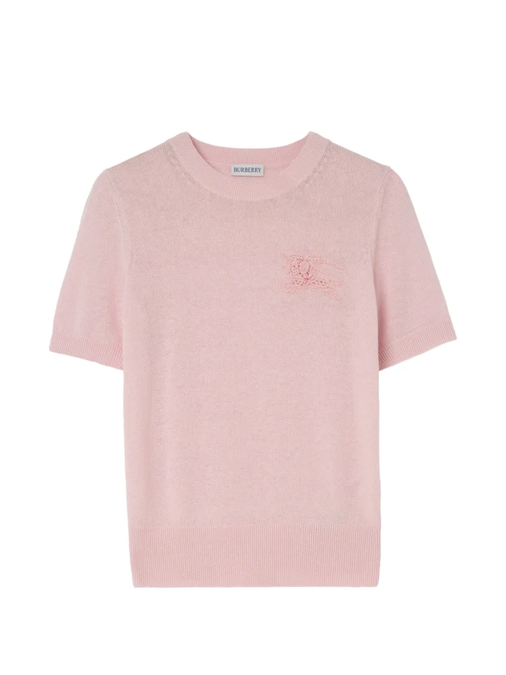 Burberry EKD wool cotton top - Rosa
