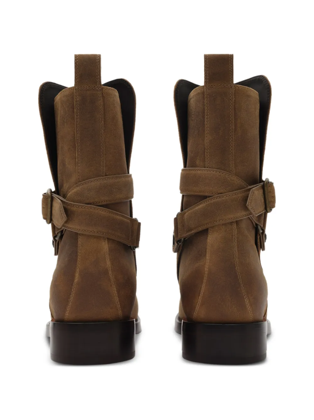 Burberry waxed suede Ledger boots​​ Bruin