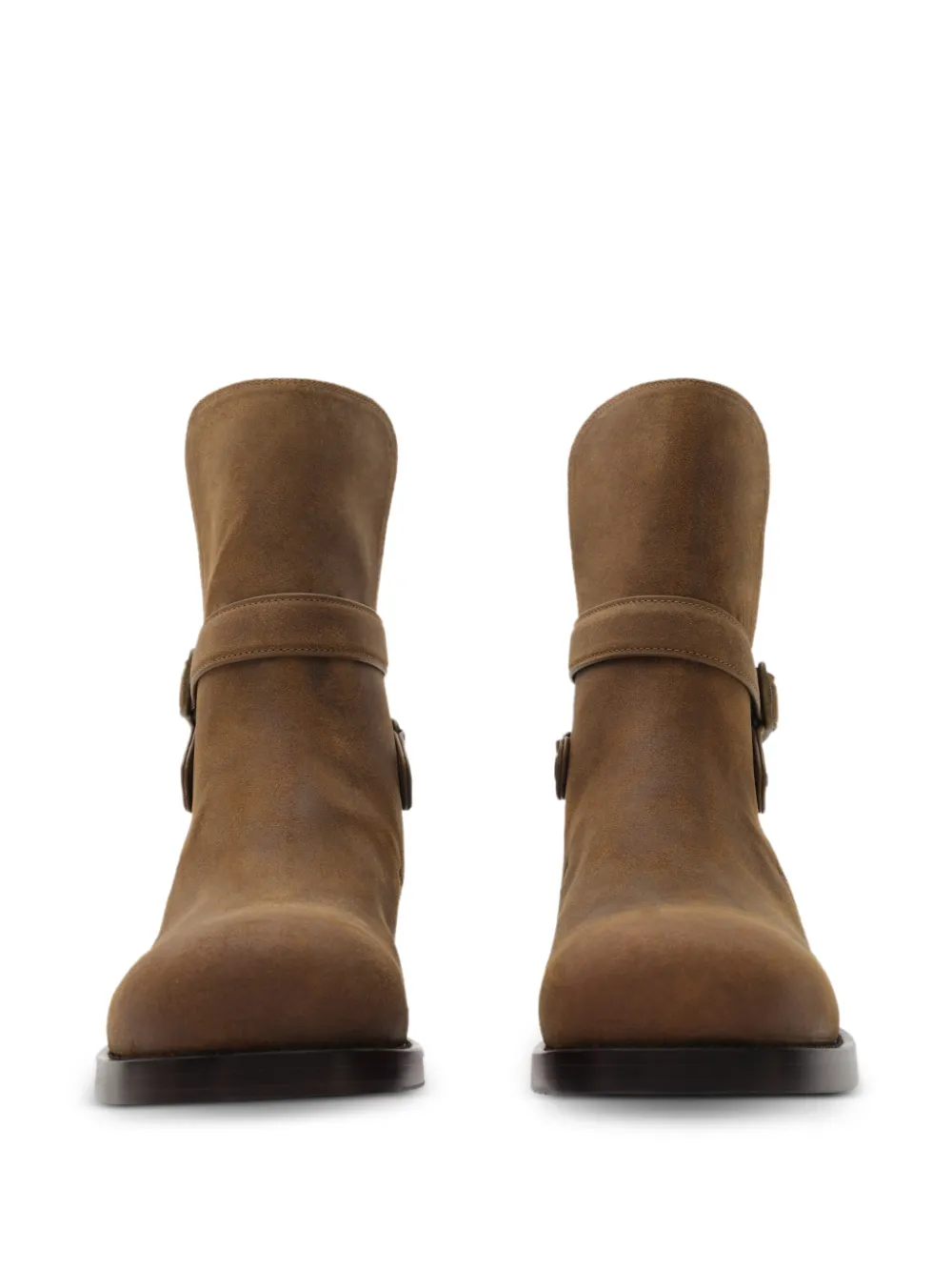 Burberry waxed suede Ledger boots​​ Bruin