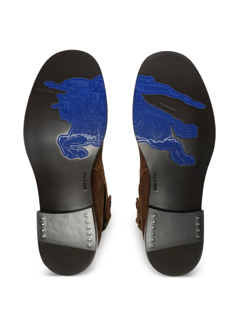 Burberry waxed suede Ledger boots​​ Bruin