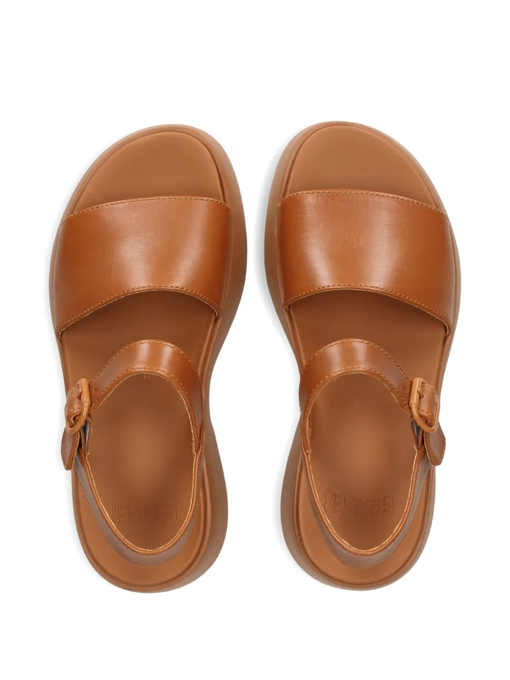 Camper buckle-strap platform sandals Bruin
