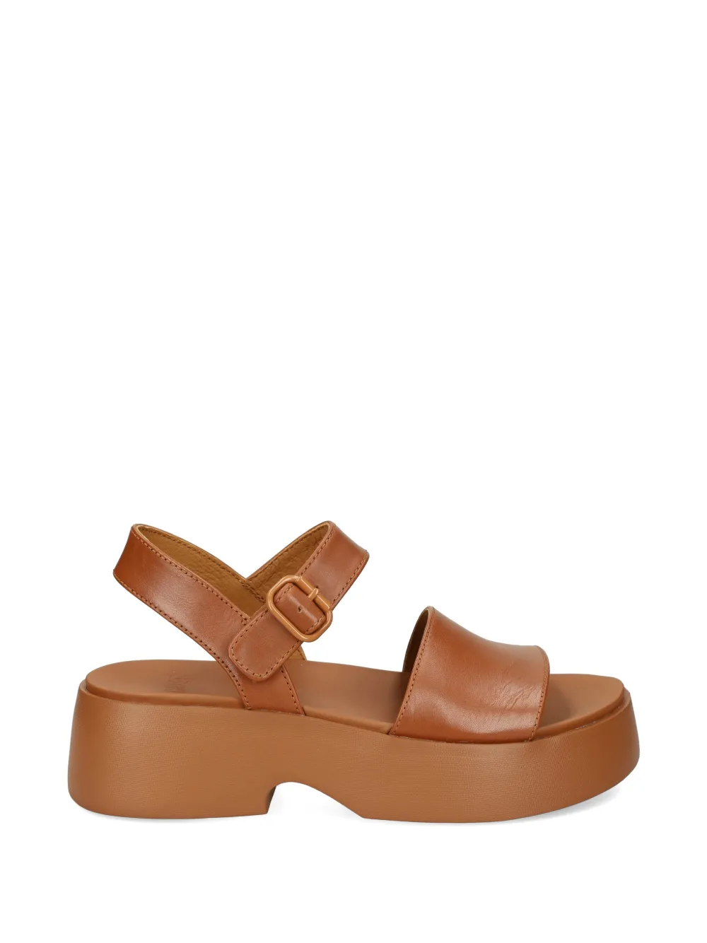 Camper buckle-strap platform sandals Bruin