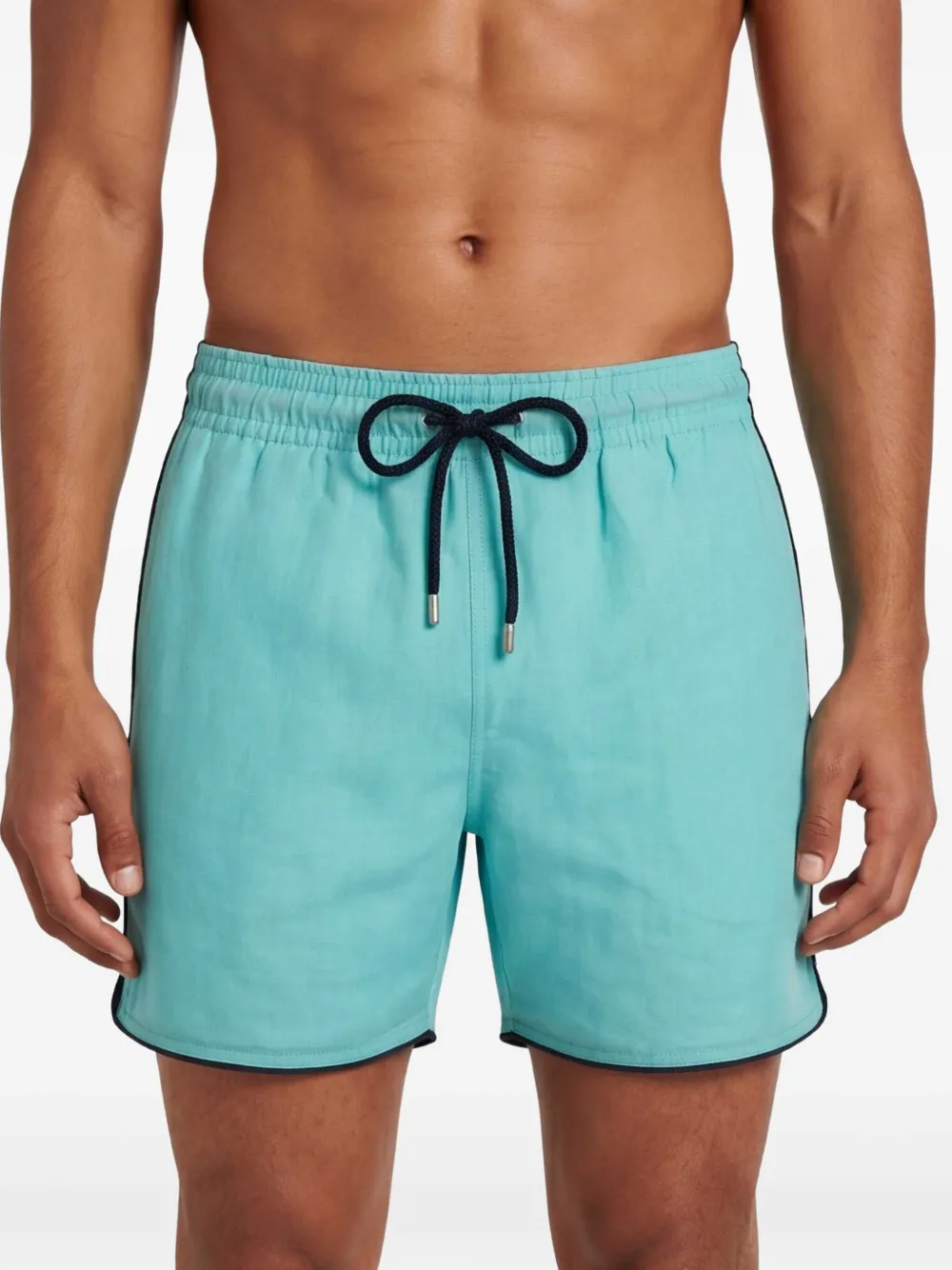 Vilebrequin Zwembroek met trekkoord Blauw