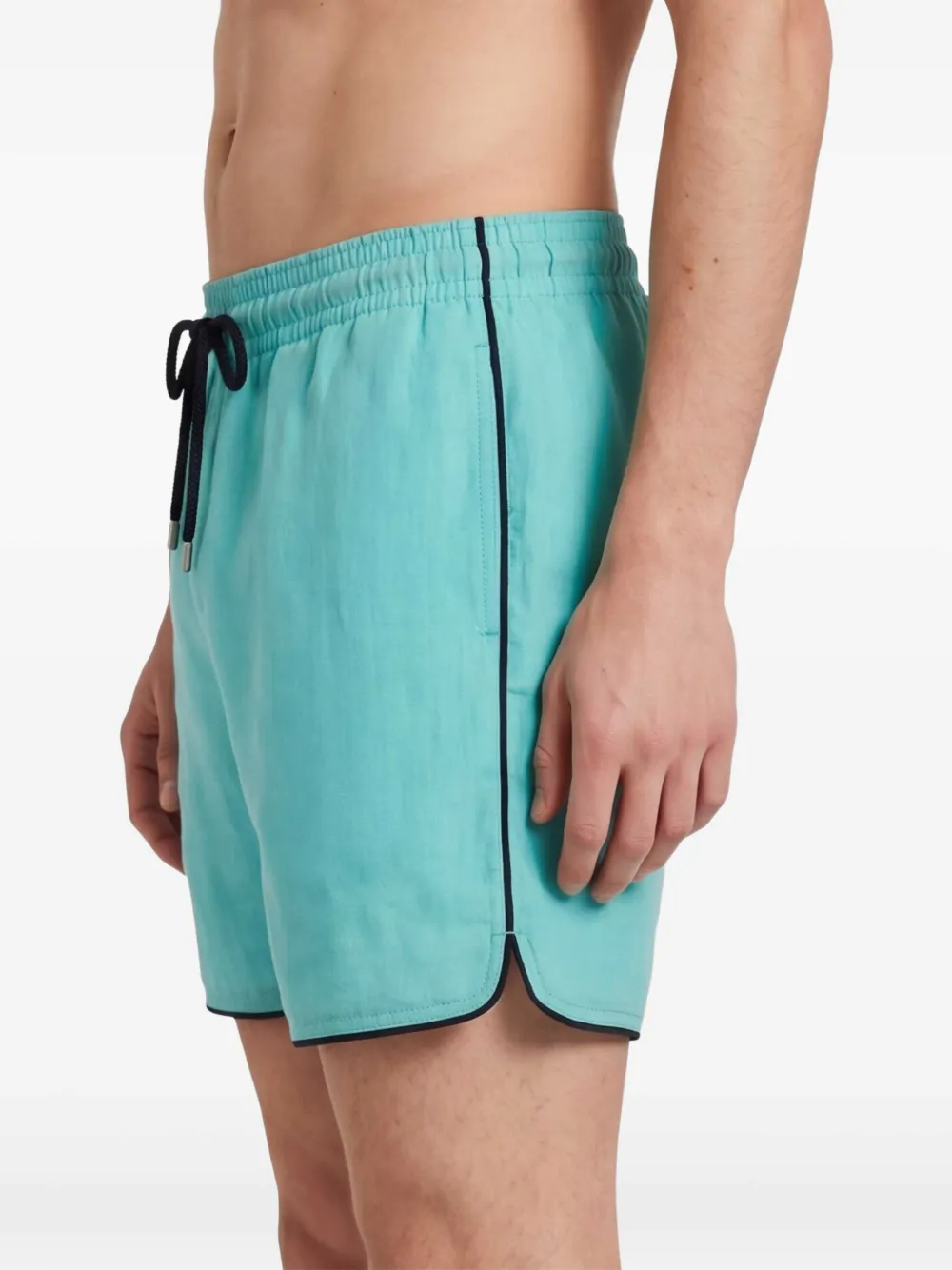 Vilebrequin Zwembroek met trekkoord Blauw