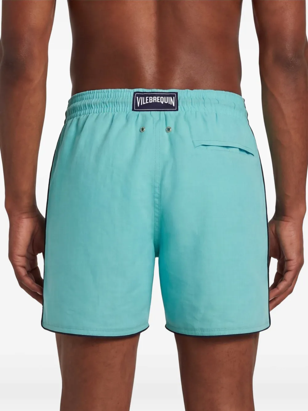 Vilebrequin Zwembroek met trekkoord Blauw