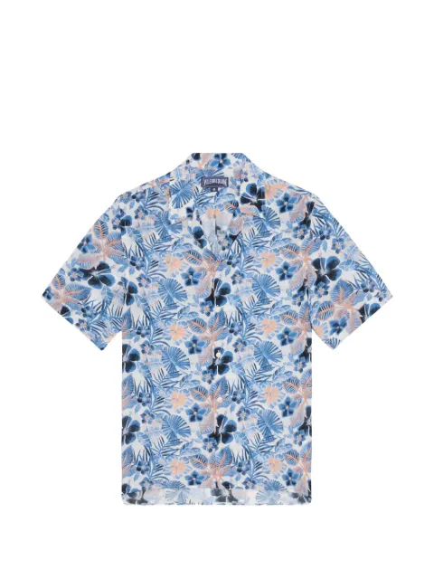 Vilebrequin floral-print short-sleeve shirt