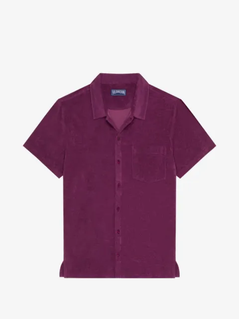 Vilebrequin turtle-embroidered shirt