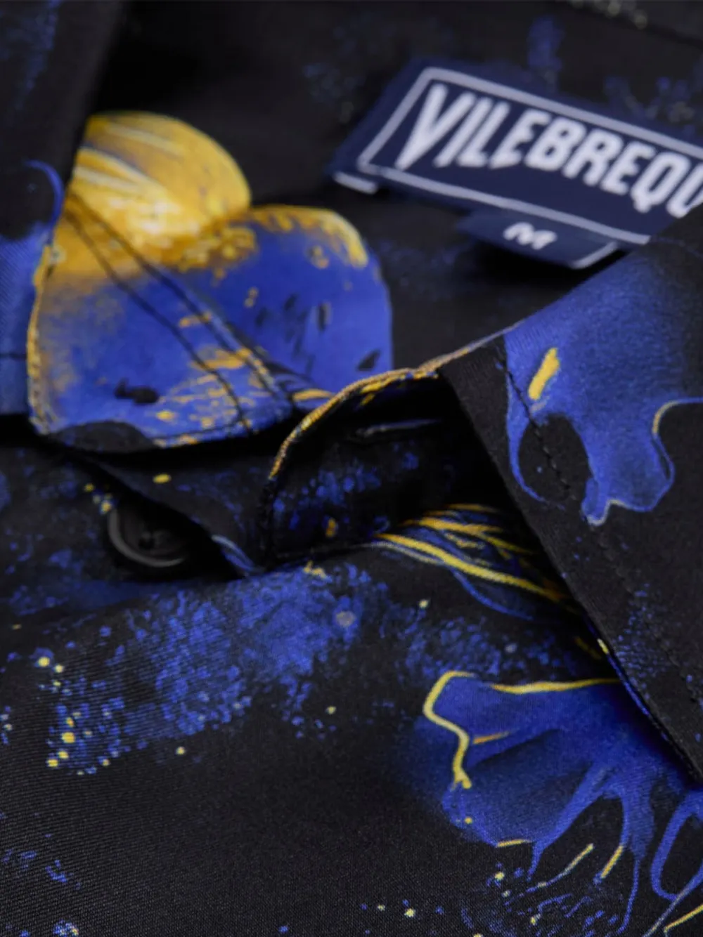 Vilebrequin Overhemd met bloemenprint Zwart