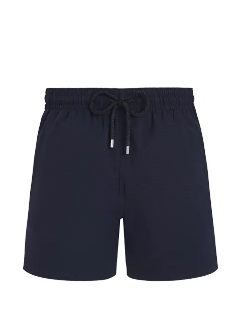 Vilebrequin drawstring checked swim shorts