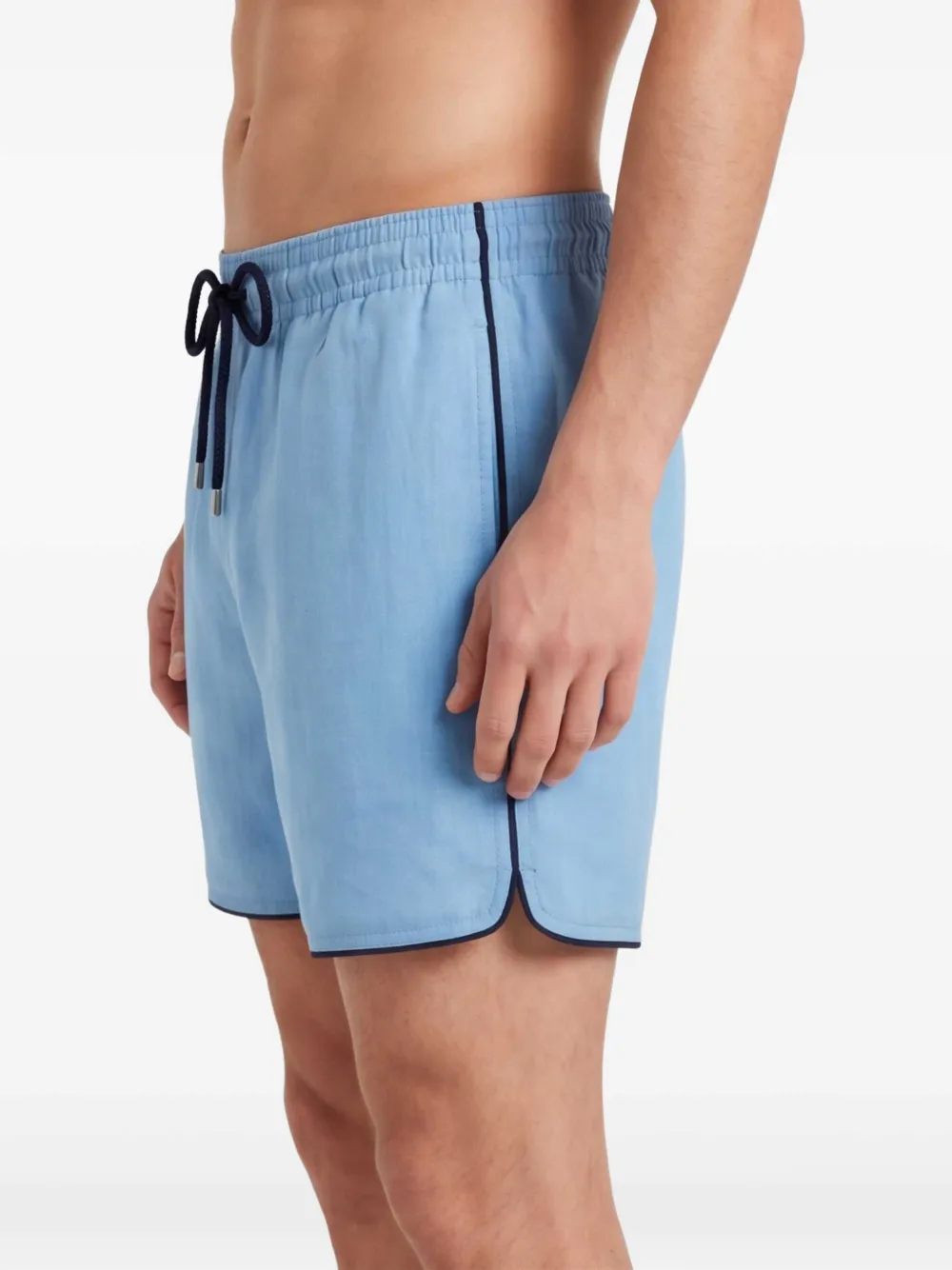 Vilebrequin Zwembroek met trekkoord Blauw