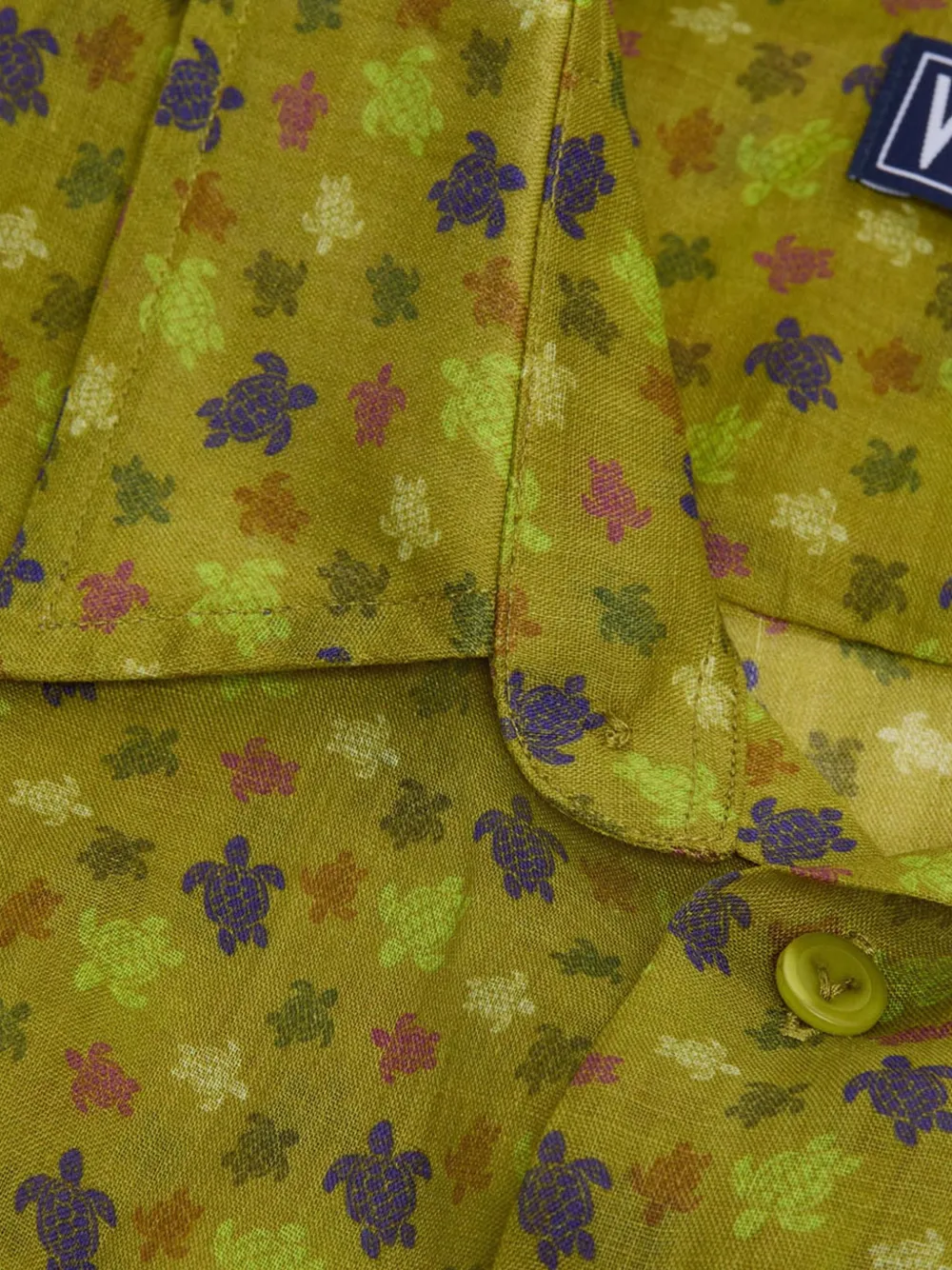 Vilebrequin T-shirt met schildpad print Groen