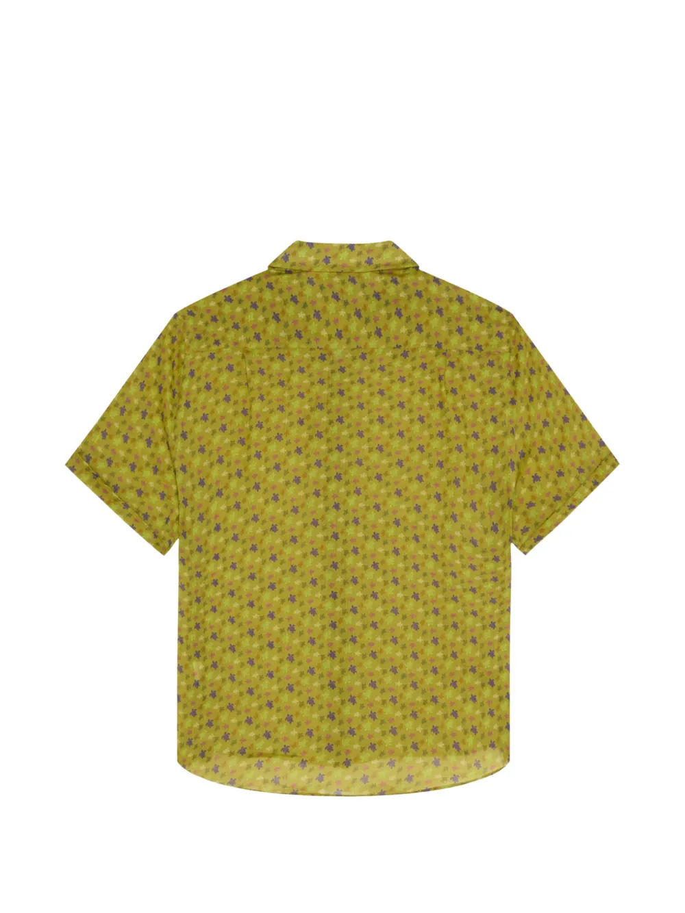 Vilebrequin T-shirt met schildpad print Groen