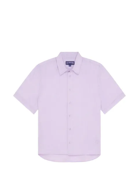 Vilebrequin camisa manga corta con tortuga bordada