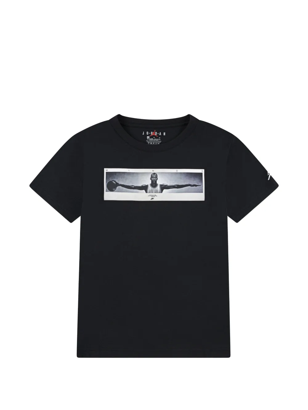 Jordan Kids printed T-shirt - Nero