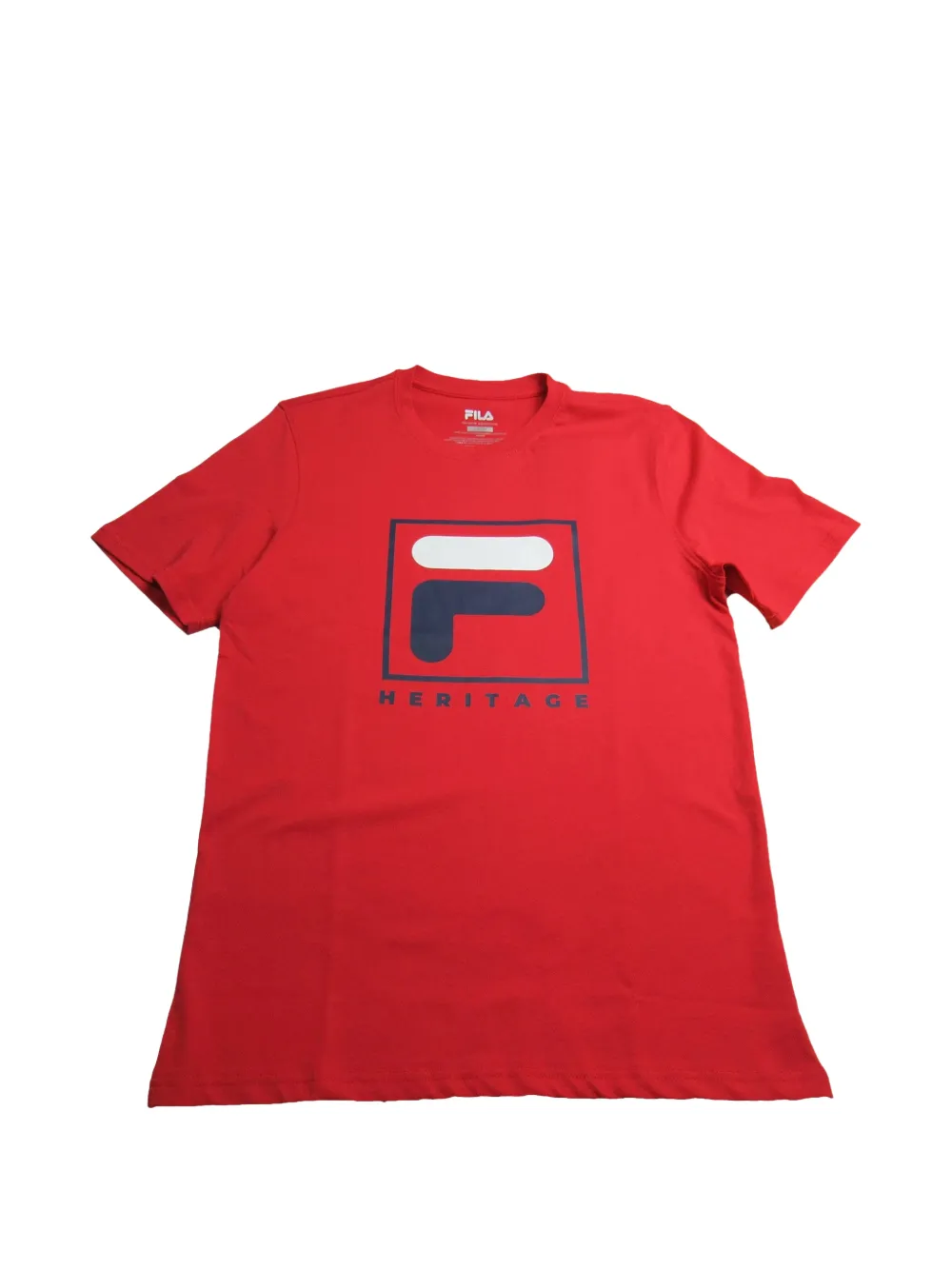 Fila heritage F box logo t-shirt - Rosso