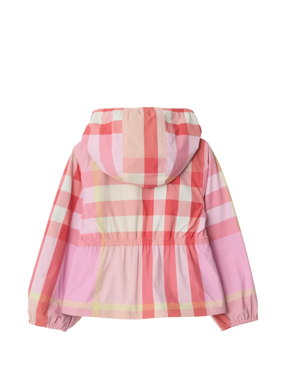 Reversible Check Nylon Hooded Jacket