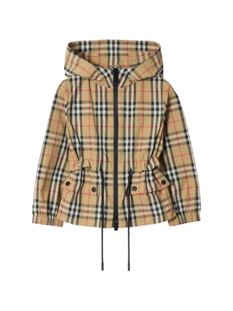 Burberry Kids chamarra con capucha
