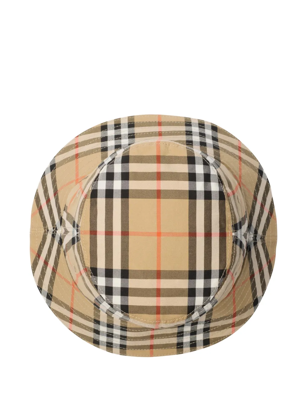  Burberry Kids Sombrero De Pescador De Algodón A Cuadros - Neutro 