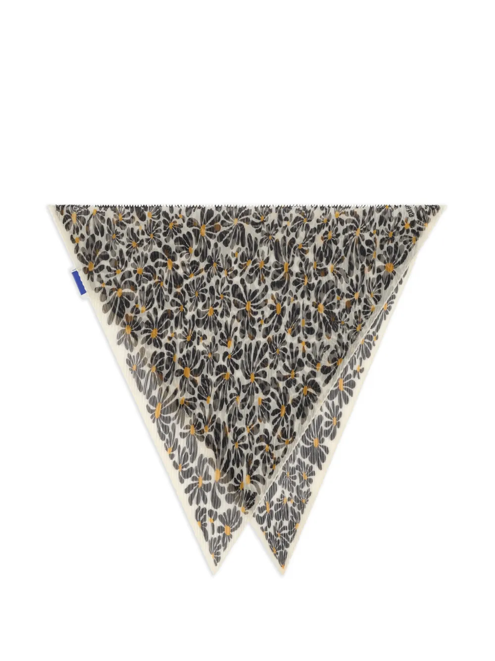 Burberry Daisy silk scarf - Grigio