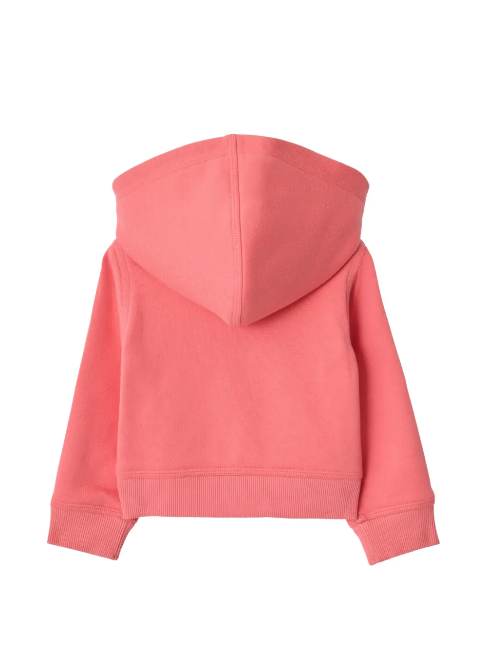  Burberry Kids Sudadera Con Capucha Y Ribete A Cuadros - Rosa 
