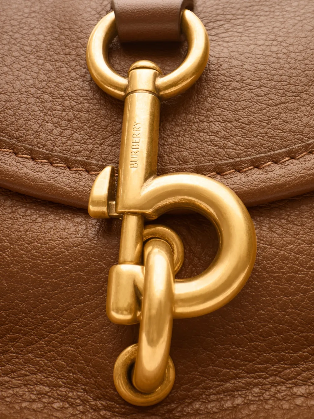 Burberry B-Clip mini-messengertas Bruin