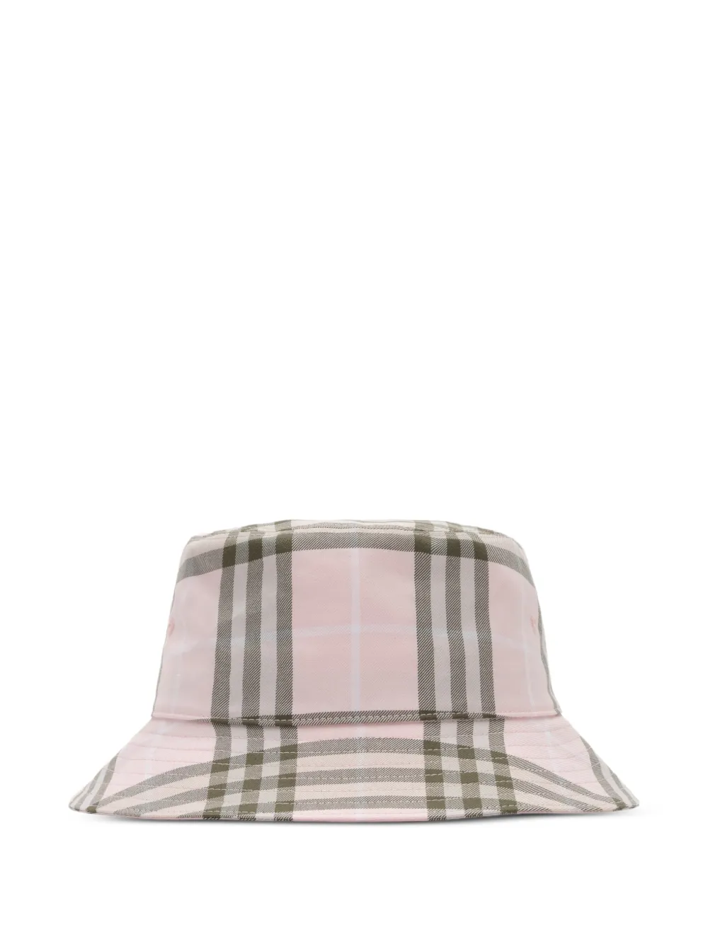 Burberry - Check cotton bucket hat - heren - katoen/katoen